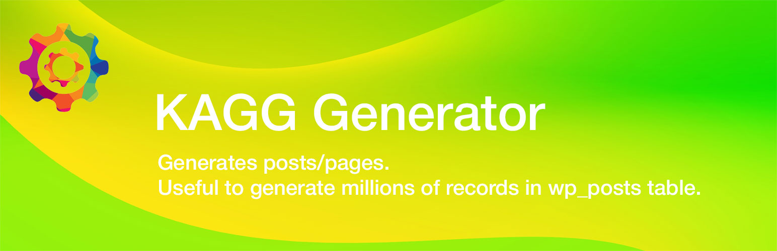 Fast post generator - KAGG